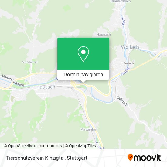Tierschutzverein Kinzigtal Karte