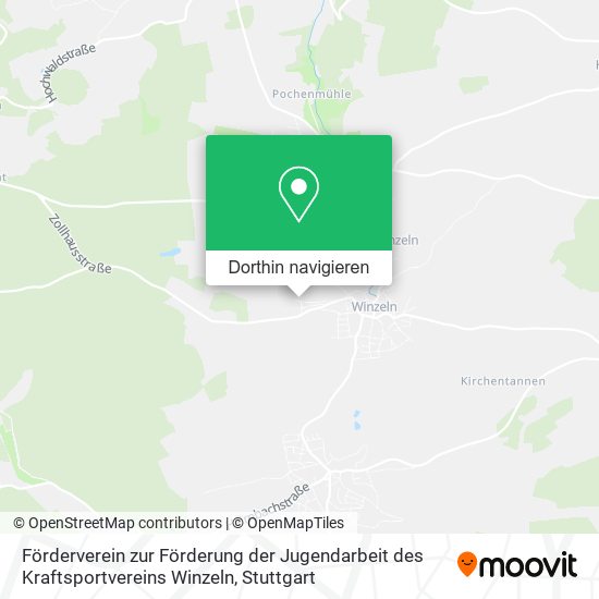Förderverein zur Förderung der Jugendarbeit des Kraftsportvereins Winzeln Karte