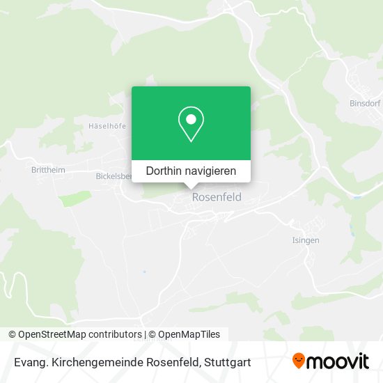 Evang. Kirchengemeinde Rosenfeld Karte