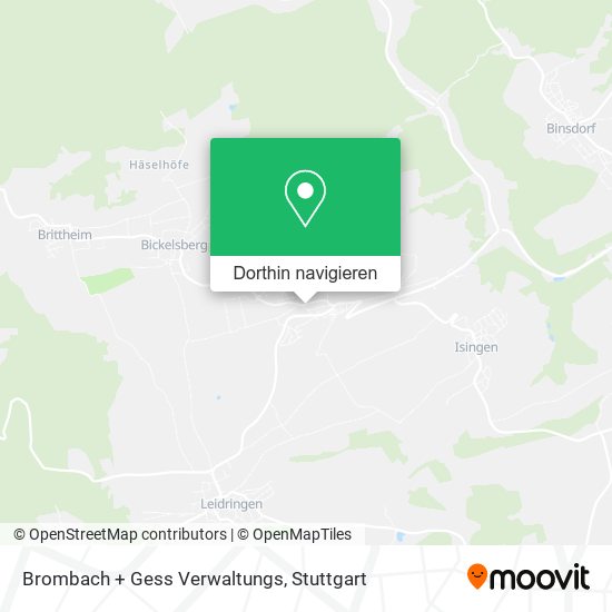 Brombach + Gess Verwaltungs Karte