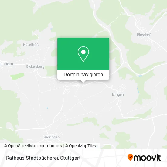 Rathaus Stadtbücherei Karte