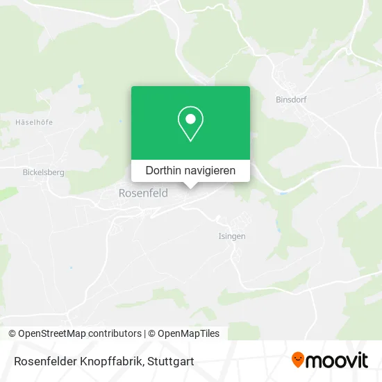 Rosenfelder Knopffabrik Karte