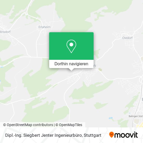 Dipl.-Ing. Siegbert Jenter Ingenieurbüro Karte