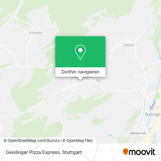 Geislinger Pizza Express Karte