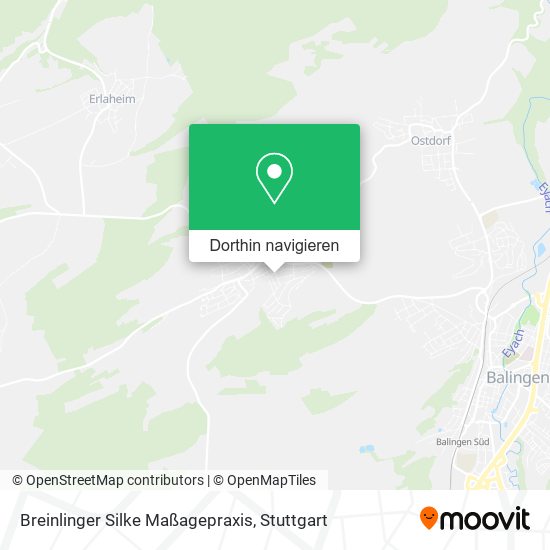 Breinlinger Silke Maßagepraxis Karte
