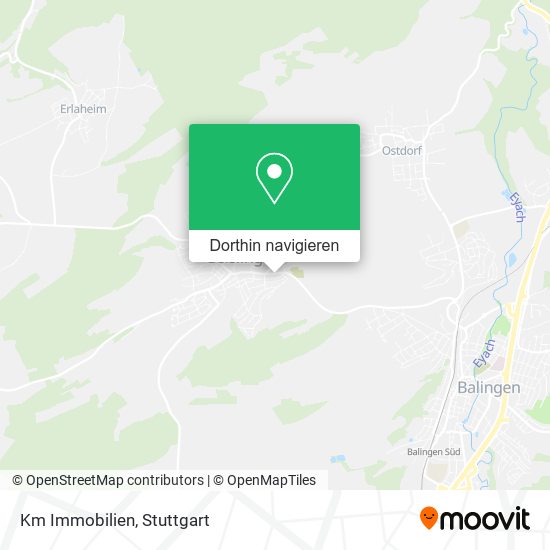 Km Immobilien Karte