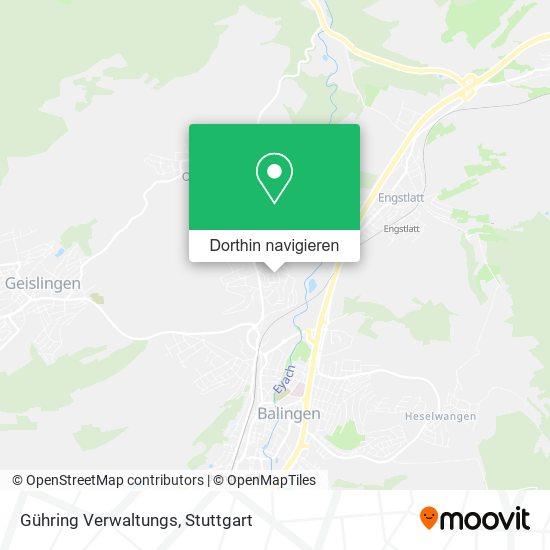 Gühring Verwaltungs Karte