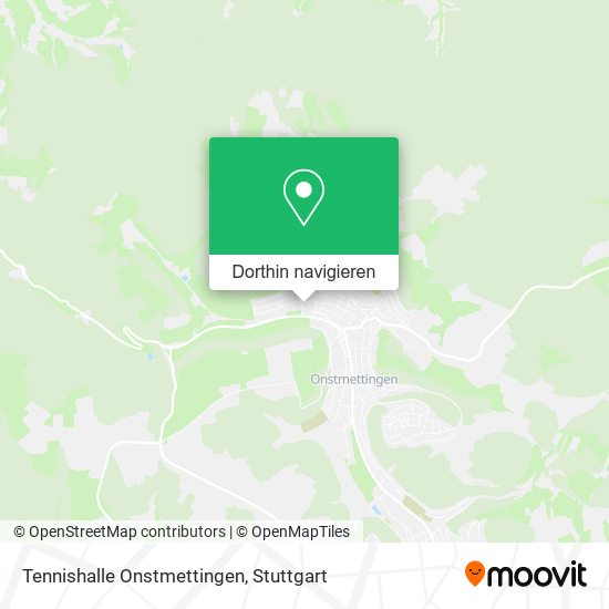 Tennishalle Onstmettingen Karte