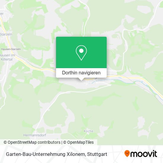 Garten-Bau-Unternehmung Xilonem Karte