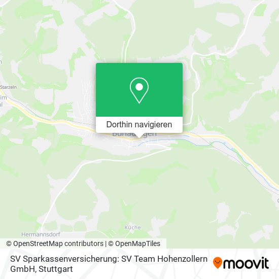 SV Sparkassenversicherung: SV Team Hohenzollern GmbH Karte