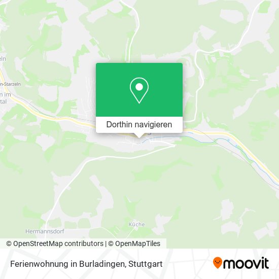 Ferienwohnung in Burladingen Karte
