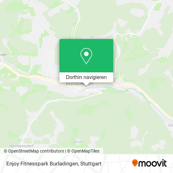Enjoy Fitnesspark Burladingen Karte