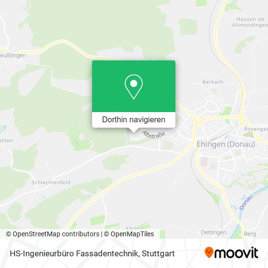 HS-Ingenieurbüro Fassadentechnik Karte