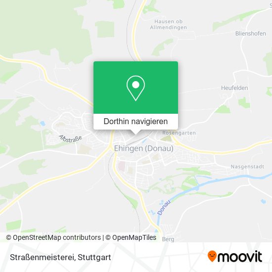 Straßenmeisterei Karte
