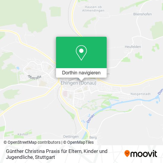 Günther Christina Praxis für Eltern, Kinder und Jugendliche Karte