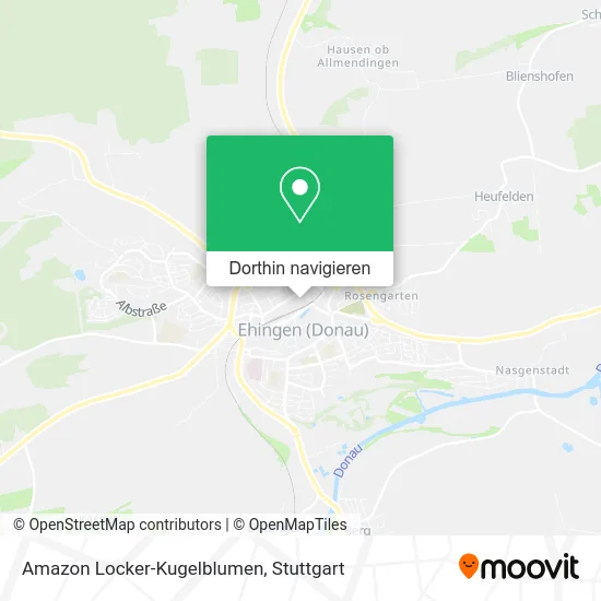 Amazon Locker-Kugelblumen Karte