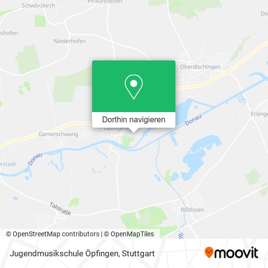 Jugendmusikschule Öpfingen Karte