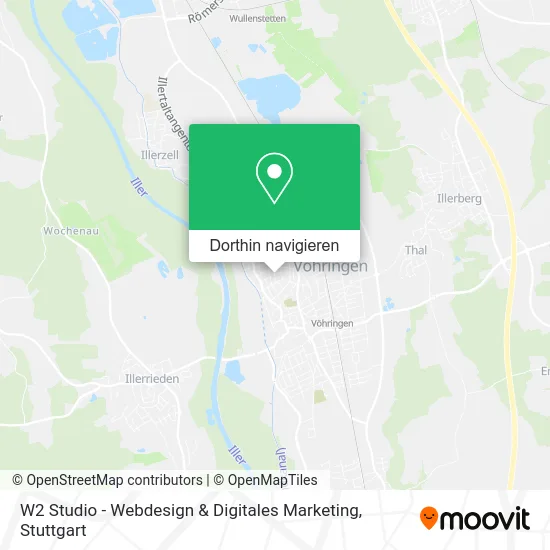 W2 Studio - Webdesign & Digitales Marketing Karte