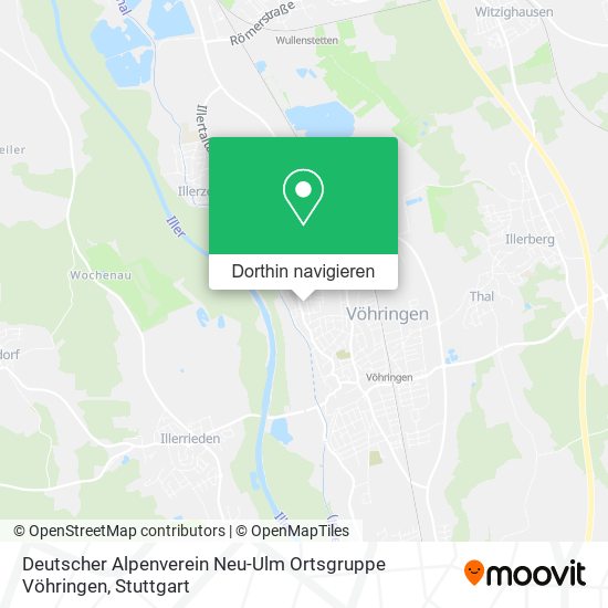 Deutscher Alpenverein Neu-Ulm Ortsgruppe Vöhringen Karte