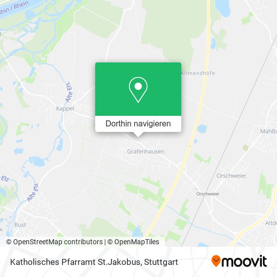 Katholisches Pfarramt St.Jakobus Karte