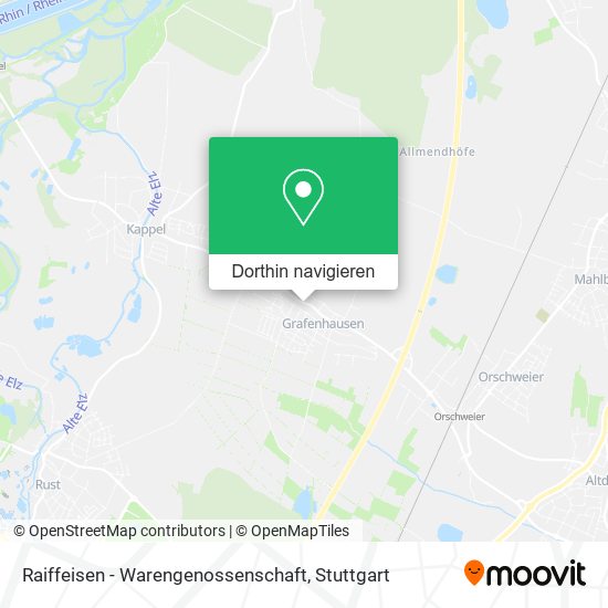 Raiffeisen - Warengenossenschaft Karte