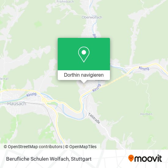 Berufliche Schulen Wolfach Karte
