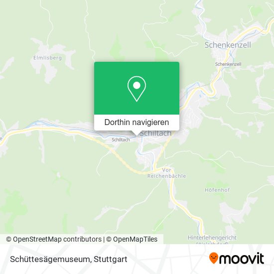 Schüttesägemuseum Karte