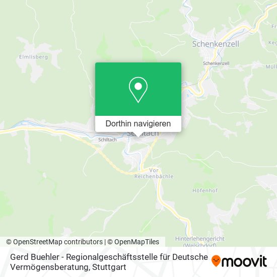 Gerd Buehler - Regionalgeschäftsstelle für Deutsche Vermögensberatung Karte