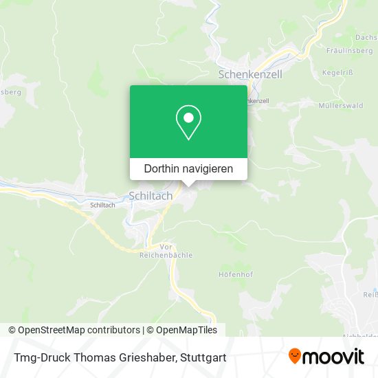 Tmg-Druck Thomas Grieshaber Karte