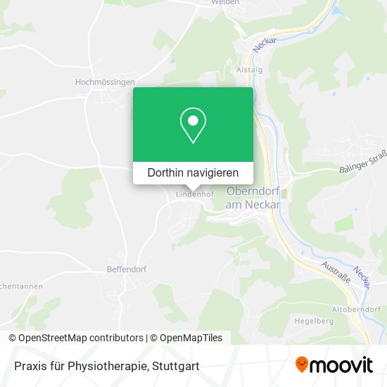 Praxis für Physiotherapie Karte