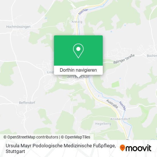 Ursula Mayr Podologische Medizinische Fußpflege Karte