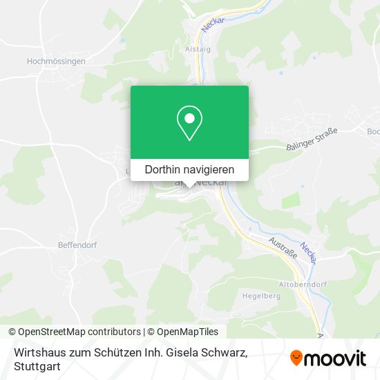 Wirtshaus zum Schützen Inh. Gisela Schwarz Karte