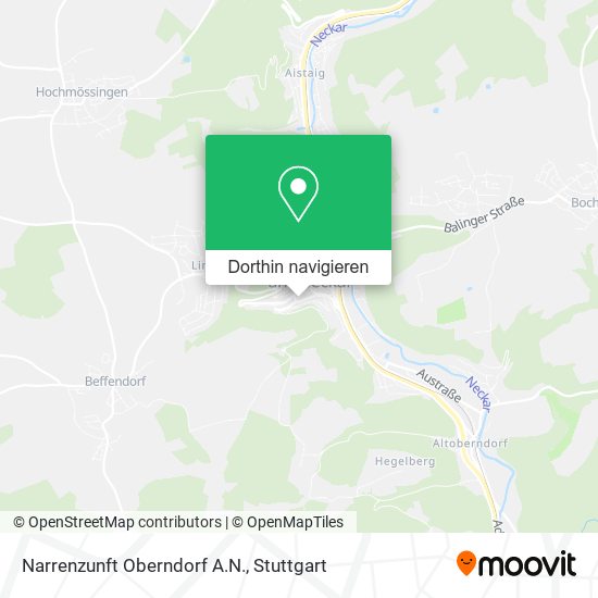 Narrenzunft Oberndorf A.N. Karte