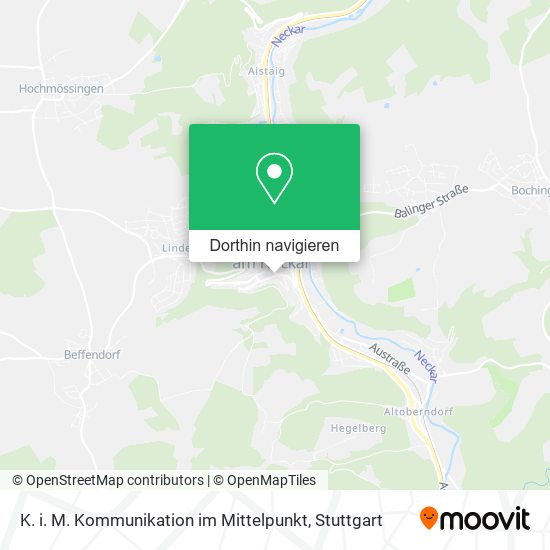 K. i. M. Kommunikation im Mittelpunkt Karte