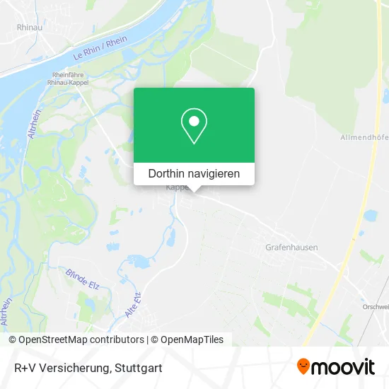 R+V Versicherung Karte