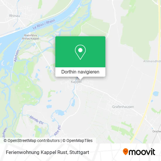 Ferienwohnung Kappel Rust Karte