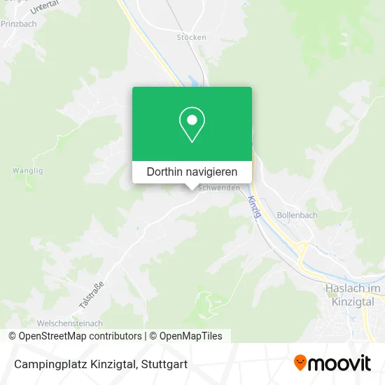 Campingplatz Kinzigtal Karte