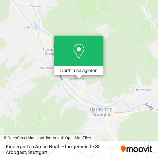 Kindergarten Arche Noah Pfarrgemeinde St. Arbogast Karte