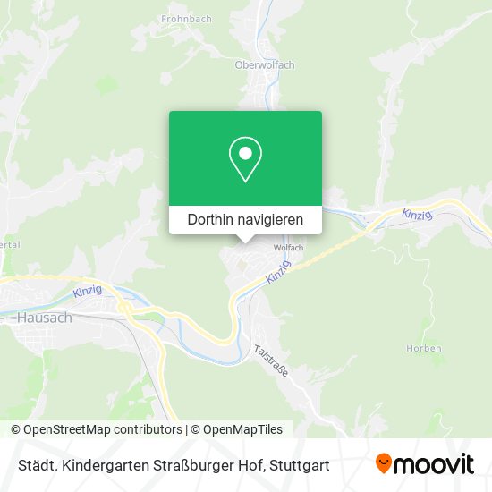 Städt. Kindergarten Straßburger Hof Karte