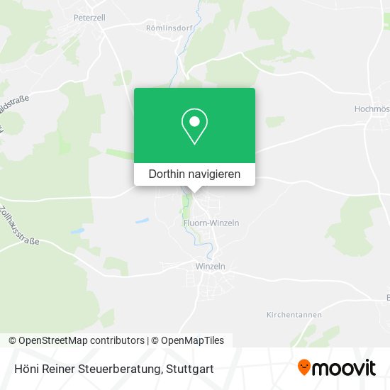 Höni Reiner Steuerberatung Karte