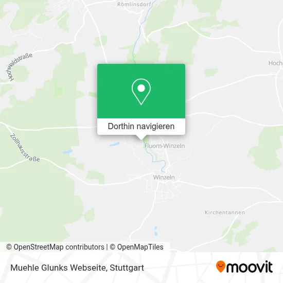 Muehle Glunks Webseite Karte