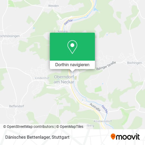 Dänisches Bettenlager Karte