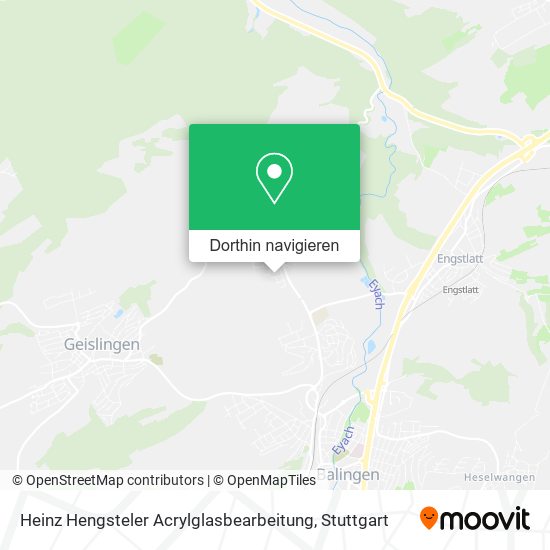Heinz Hengsteler Acrylglasbearbeitung Karte