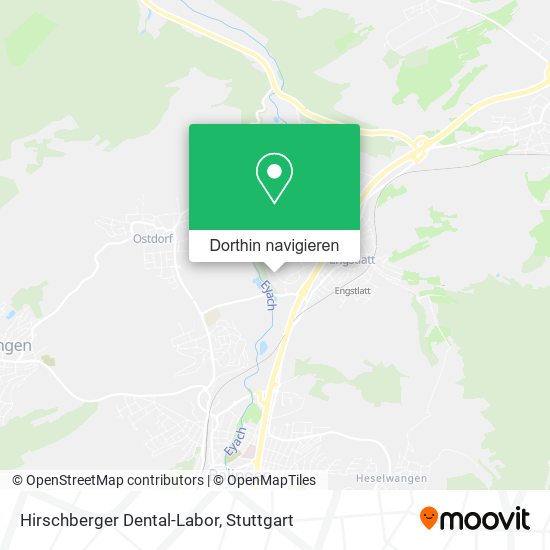Hirschberger Dental-Labor Karte