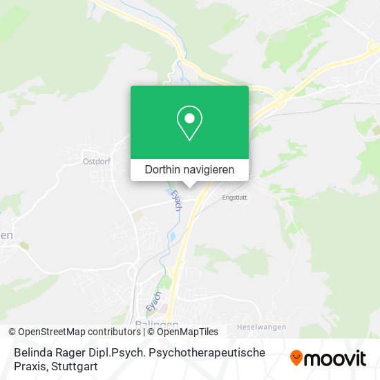 Belinda Rager Dipl.Psych. Psychotherapeutische Praxis Karte