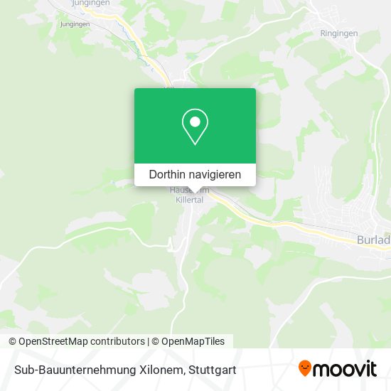 Sub-Bauunternehmung Xilonem Karte