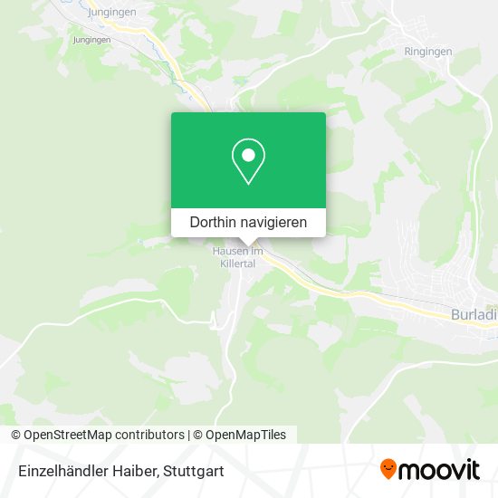 Einzelhändler Haiber Karte