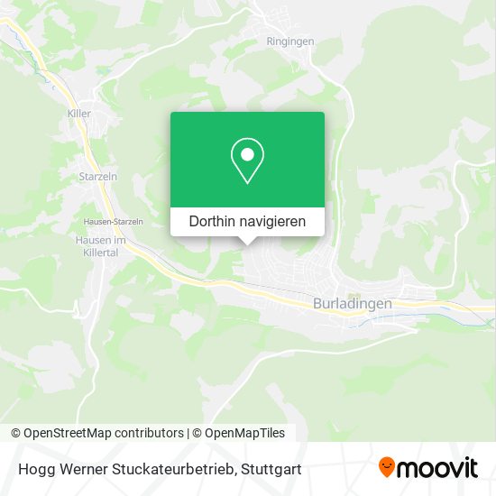 Hogg Werner Stuckateurbetrieb Karte