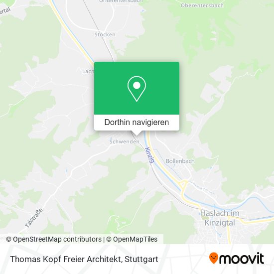 Thomas Kopf Freier Architekt Karte