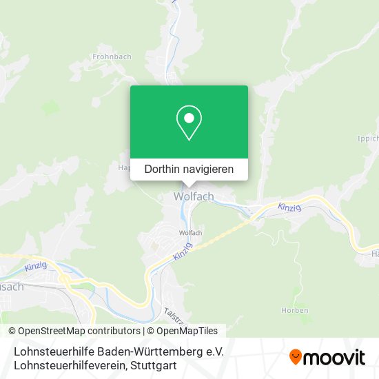 Lohnsteuerhilfe Baden-Württemberg e.V. Lohnsteuerhilfeverein Karte